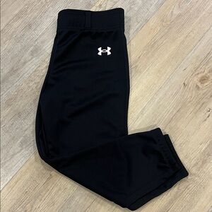 Under Armour Girls Black Softball Practice Pants